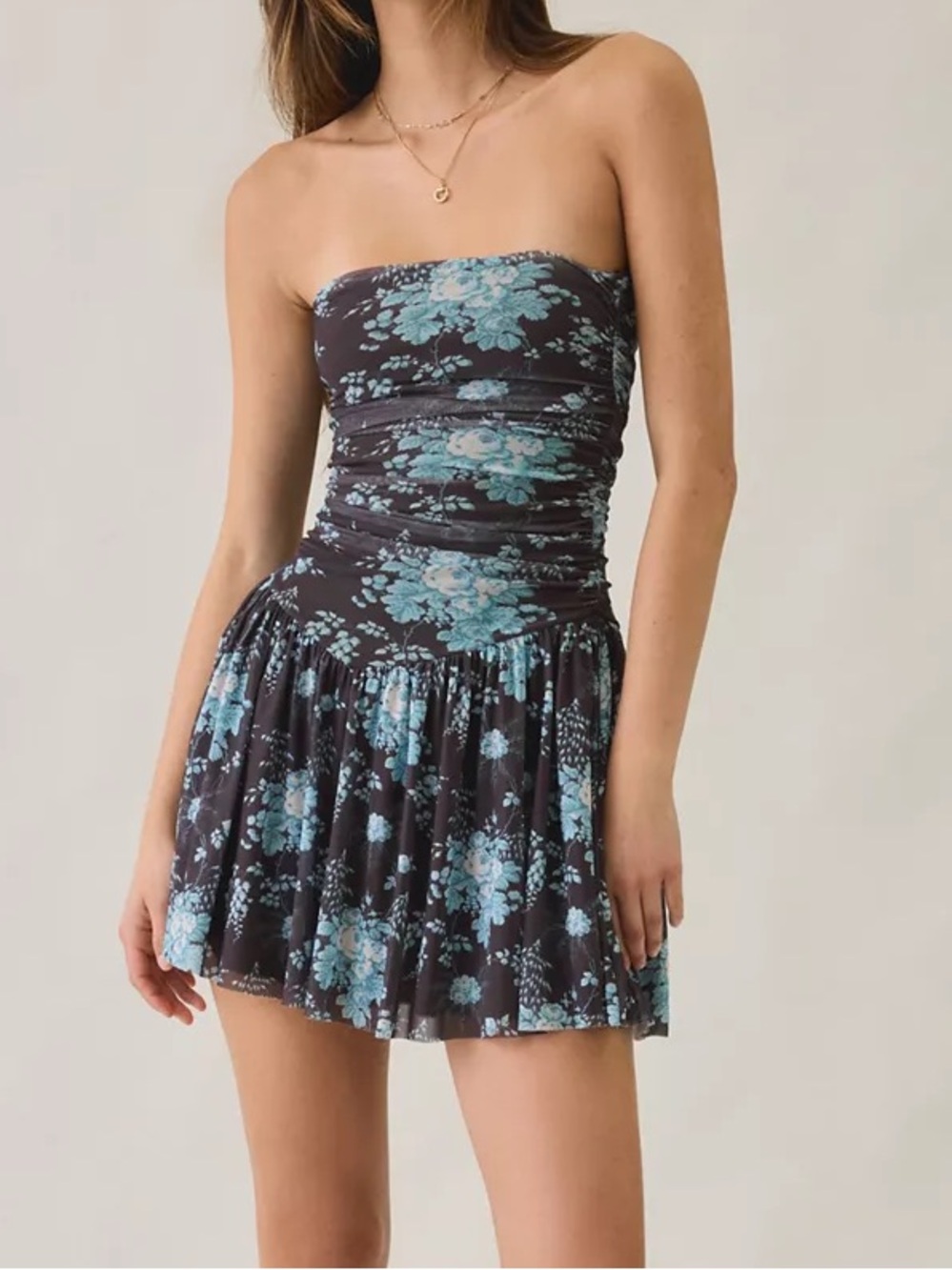 Floral mini dress